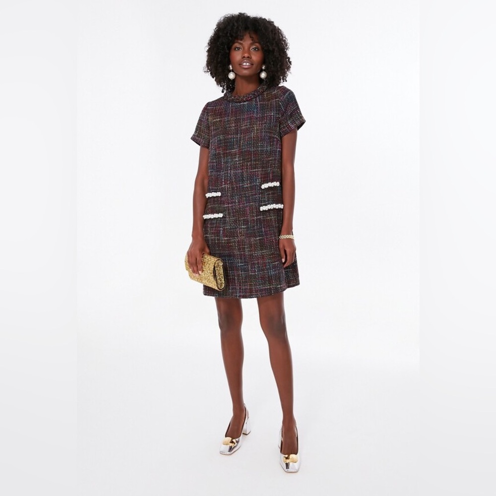 Tuckernuck Tweed Dress size XS Cameran Eubanks Chic Multicolor holiday dress